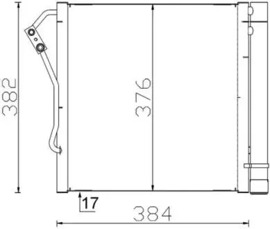 Радіатори кондиціонера MCC Smart, 98-04 MAHLE / KNECHT AC340000S