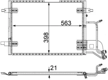 Автозапчасть MAHLE / KNECHT AC352000S