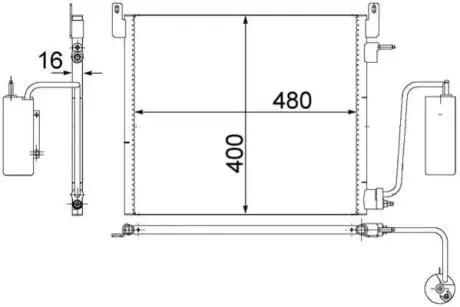 Автозапчасть MAHLE / KNECHT AC408000S