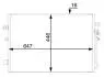 Конденсатор кондиціонера DODGE JOURNEY, FIAT FREEMONT 2.0D-3.6ALK 06.08- MAHLE / KNECHT AC46000S (фото 1)