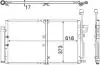 Конденсер кондиционера MAHLE / KNECHT AC510000S (фото 1)