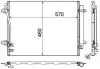 Радіатори кондиціонера VW Passat B7,12- MAHLE / KNECHT AC734000P (фото 2)