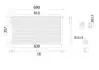 Конденсатор кондиціонера HONDA CIVIC VII 2.0 09.01-09.05 MAHLE / KNECHT AC909000S (фото 1)