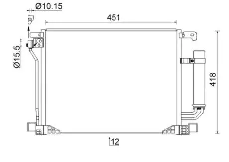 Автозапчасть MAHLE / KNECHT AC953000S