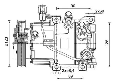 Автозапчасть MAHLE / KNECHT ACP1465000P