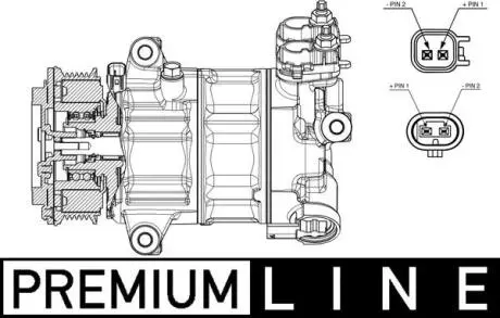 Автозапчасть MAHLE / KNECHT ACP654000P