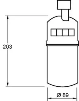 Осушитель MAHLE / KNECHT AD 275 000S