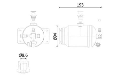 Автозапчасть MAHLE / KNECHT AD326000S
