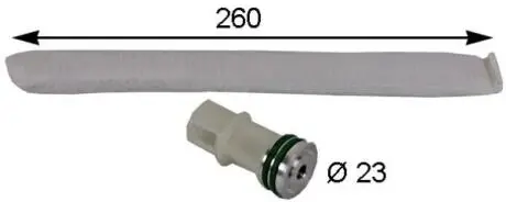Осушувач C2 03- MAHLE / KNECHT AD88000S