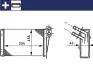 Радиатор печки Renault Clio II/Kangoo 1.1-3.0 98- MAHLE / KNECHT AH 73 000S (фото 1)