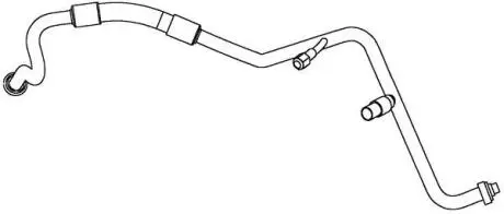 Шланг резиновый,комбинированный, с фитингами MAHLE / KNECHT AP103000P (фото 1)