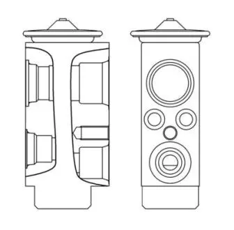 Розширювальний клапан кондиціонера MAHLE / KNECHT AVE6000S