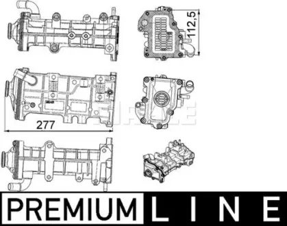 Рециркуляція відпрацьов. газів MAHLE / KNECHT CE 23 000P