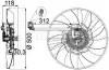 Вентилятор радиатора Range Rover III/Sport 3.6TDV8-4.4 &quot;02-13 MAHLE / KNECHT CFF468000P (фото 2)