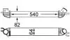 Інтеркулер MINI (F56), (F57), (R50, R53), (R56), (R57), (R58), (R59), CLUBMAN (R55), CLUBVAN (R55), COUNTRYMAN (R60), PACEMAN (R61) 1.5D-2.0 03.06- MAHLE / KNECHT CI188000S (фото 1)