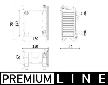 Автозапчасть MAHLE / KNECHT CI224000P