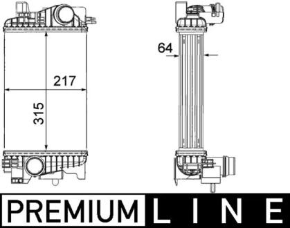 Інтеркулер MAHLE / KNECHT CI 263 000P