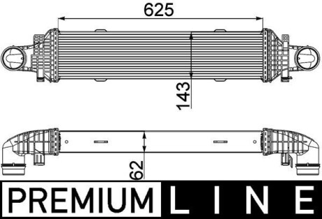 Интеркуллер MAHLE / KNECHT CI 357 000P