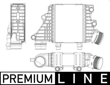 Інтеркулер MAHLE / KNECHT CI 412 000P