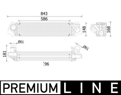 Інтеркулер MAHLE / KNECHT CI 617 000P