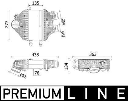 Інтеркулер MAHLE / KNECHT CI 618 000P
