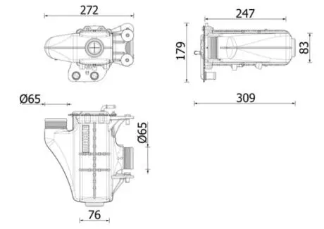 Інтеркулер MAHLE / KNECHT CI 671 000P