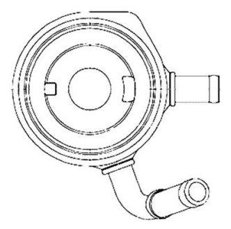 Радиатор охлаждения смазки двигателя MAHLE / KNECHT CLC 195 000S