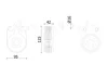Масляний радіатор ALFA ROMEO 147, 156, FIAT BRAVO II, DOBLO, DOBLO/MINIVAN, MAREA, MULTIPLA, STILO, LANCIA LYBRA 1.9D 04.99- MAHLE / KNECHT CLC280000S (фото 1)
