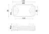Масляний радіатор MITSUBISHI CANTER (FB7, FB8, FE7, FE8) VII, CANTER (FE5, FE6) VI, IVECO DAILY III, DAILY IV, DAILY V, DAILY VI, MASSIF, CITROEN JUMPER II 4P10-0AT3-F30DTE(F1CE3481N) 07.99- MAHLE / KNECHT CLC320000S (фото 1)