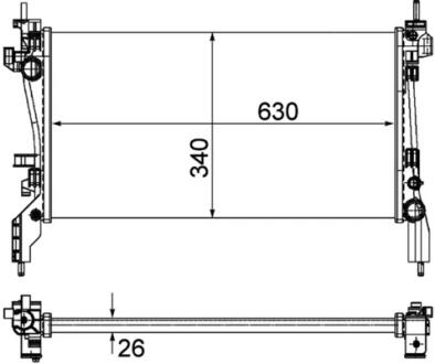 Автозапчасть MAHLE / KNECHT CR1122000P