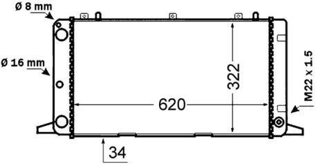 Автозапчасть MAHLE / KNECHT CR1415000S