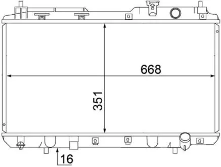 Автозапчасть MAHLE / KNECHT CR1457000S