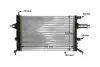 Радіатор двигуна (мкпп) OPEL ASTRA G, ASTRA G CLASSIC, ASTRA G/KOMBI 1.2-1.8 02.98-12.09 MAHLE / KNECHT CR1494000S (фото 12)