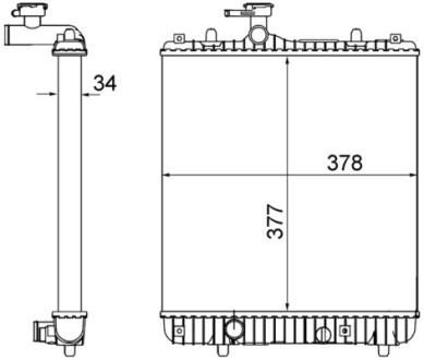 Автозапчасть MAHLE / KNECHT CR1495001S