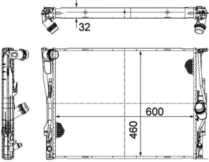 Радіатор MAHLE / KNECHT CR 1711 000P