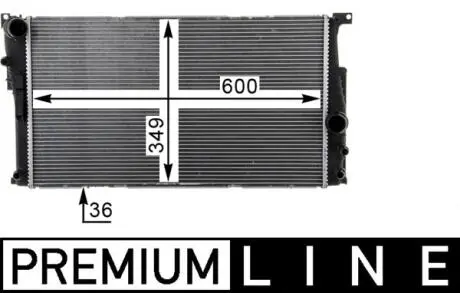 Радіатор MAHLE / KNECHT CR 1725 000P