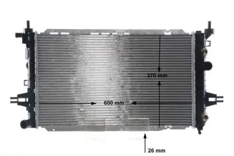 Радіатор двигуна OPEL ASTRA G, ZAFIRA B 1.8/2.2 09.00-12.12 MAHLE / KNECHT CR2105000S