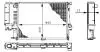 A_Радіатор 438 mm BMW 3(E30,E36,),Z3 1,6-2,5 87-03 MAHLE / KNECHT CR239000S (фото 1)