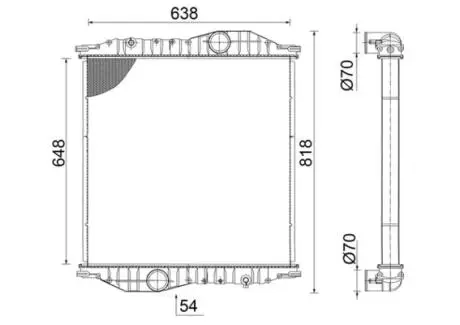 Автозапчасть MAHLE / KNECHT CR2586000S