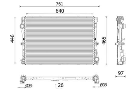 Автозапчасть MAHLE / KNECHT CR2640001P