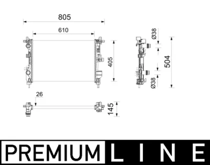 Автозапчасть MAHLE / KNECHT CR2797000P