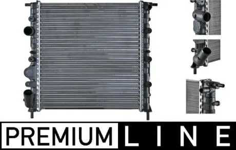 Радіатор двигуна (мкпп) RENAULT CLIO II, CLIO II/HATCHBACK 1.2/1.2LPG 09.98- MAHLE / KNECHT CR308000P
