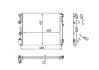 Радіатор охолодження Renault Kangoo 1.6 16V/1.9D/dTi/dCi 99- MAHLE MAHLE / KNECHT CR 36 000S (фото 1)