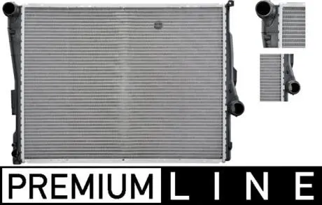 A_Радіатор 445 mm BMW 3 (E46) MAHLE / KNECHT CR458000P
