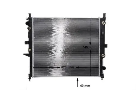 Радіатор двигуна (акпп/мкпп) MERCEDES M (W163) 2.3-5.4 02.98-06.05 MAHLE / KNECHT CR551000S