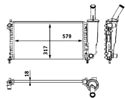 Автозапчасть MAHLE / KNECHT CR552000S