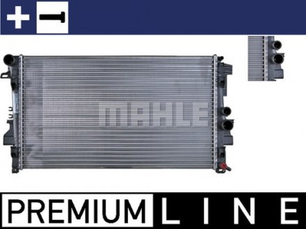 Радіатор охолодження MB Vito (W639) 03- (-/+AC) MAHLE MAHLE / KNECHT CR 608 000P
