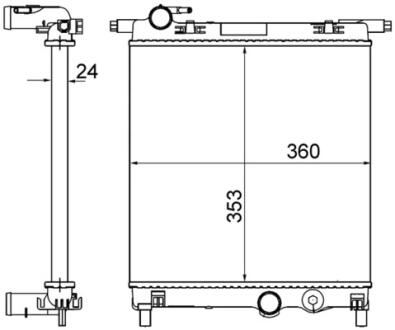 Автозапчасть MAHLE / KNECHT CR831001S