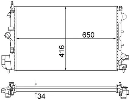 Автозапчасть MAHLE / KNECHT CR835001S