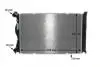 Радіатор 445 mm Audi A6 4F2 2.0 MAHLE / KNECHT CR977000S (фото 12)